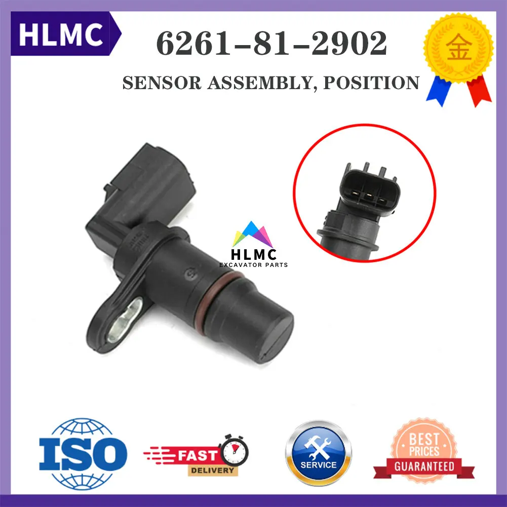 

6261-81-2902 PC200-8 PC220-8 PC240-8 6D107 Crankshaft Position Sensor D4921686 2872279 for Cummins Engine Parts