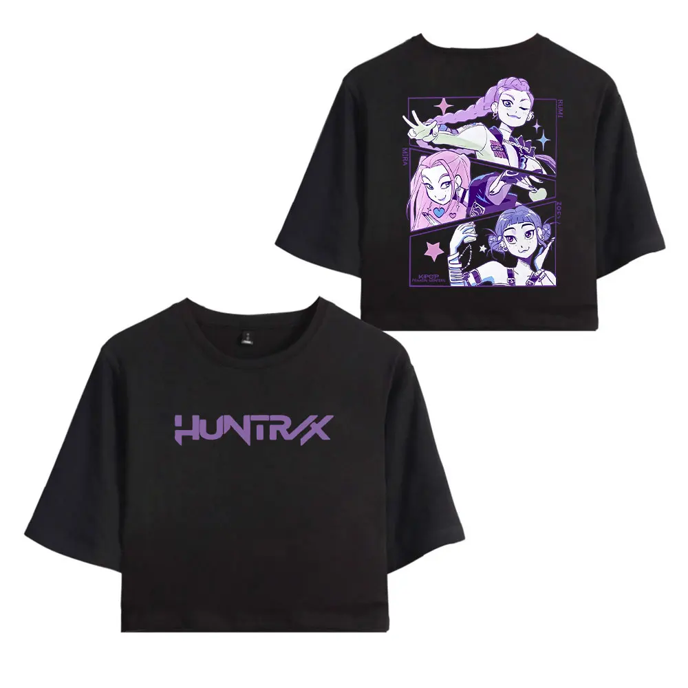 

KPop Demon Hunters Merch Tour 2025 Merch Top T-Shirt O-Neck Oversize Tops Women Tshirt Everyday Wear Printed Casual Clothes
