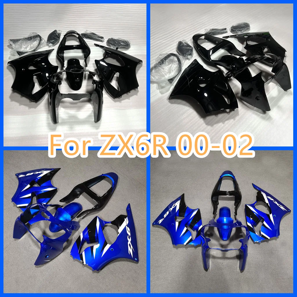 For Kawasaki Ninja ZX6R 2000 2001 2002 ZX 6R ZX-6R Motorcycle Fairing Kits ABS ZZR600 05-08 Body Repair Aftermarket Parts