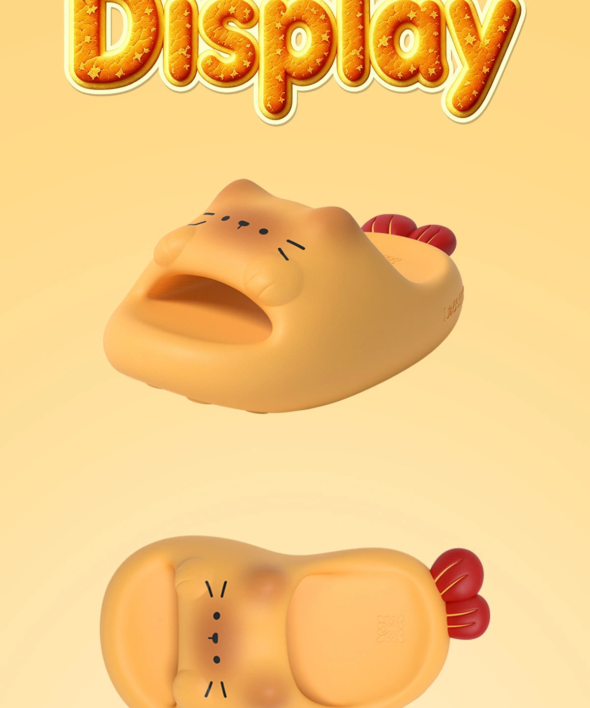 Designer Fried Shrimp Slippers Women Men Couple EVA Cloud Slides Shoes for 2026 New Summer Platform Cartoon Indoor Bath Slippers