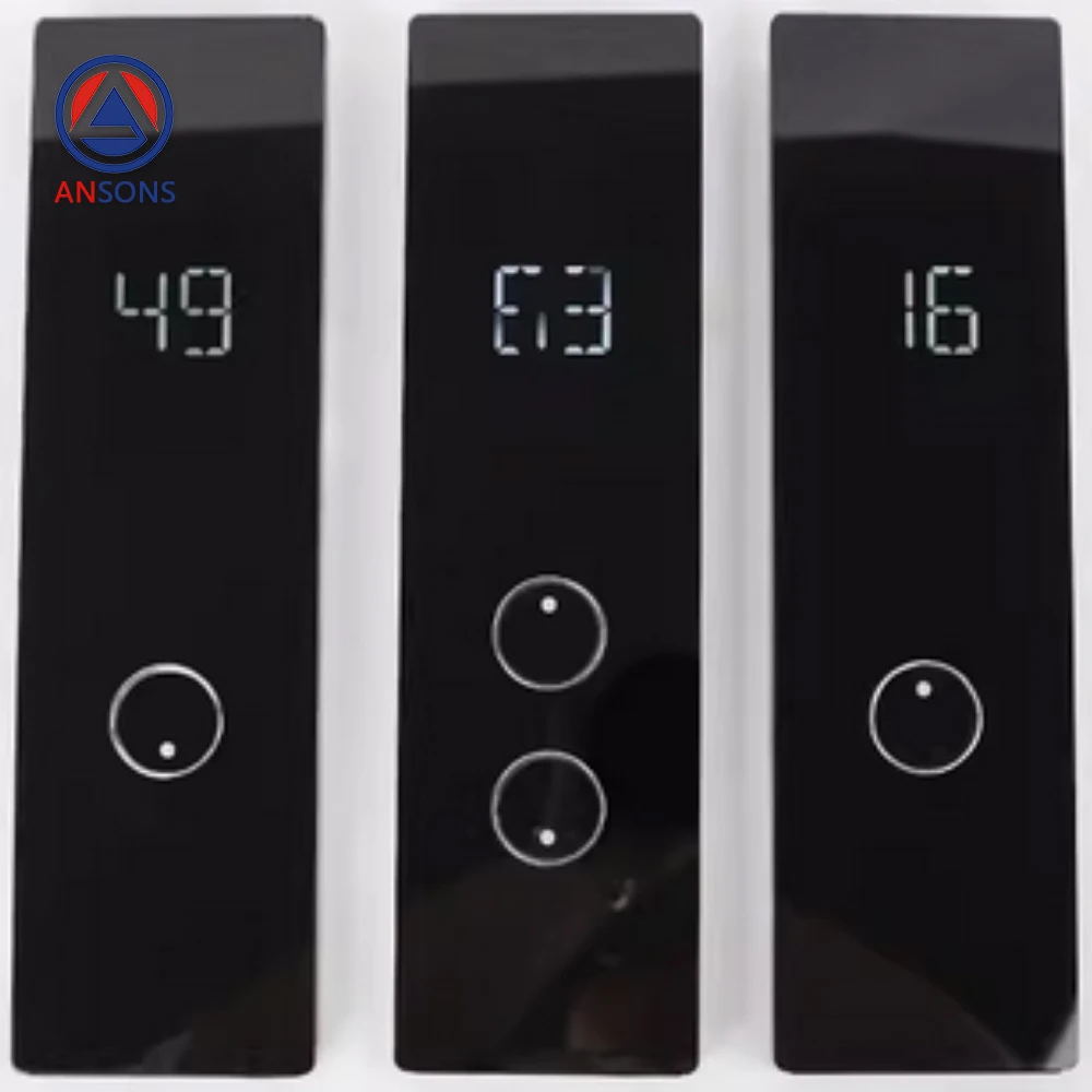 HBP22 LMBS430S-ED-OS OTIS Elevator LOP HOP Box Obsidian Black Touch Screen Mechanical Button Ansons Elevator Spare Parts