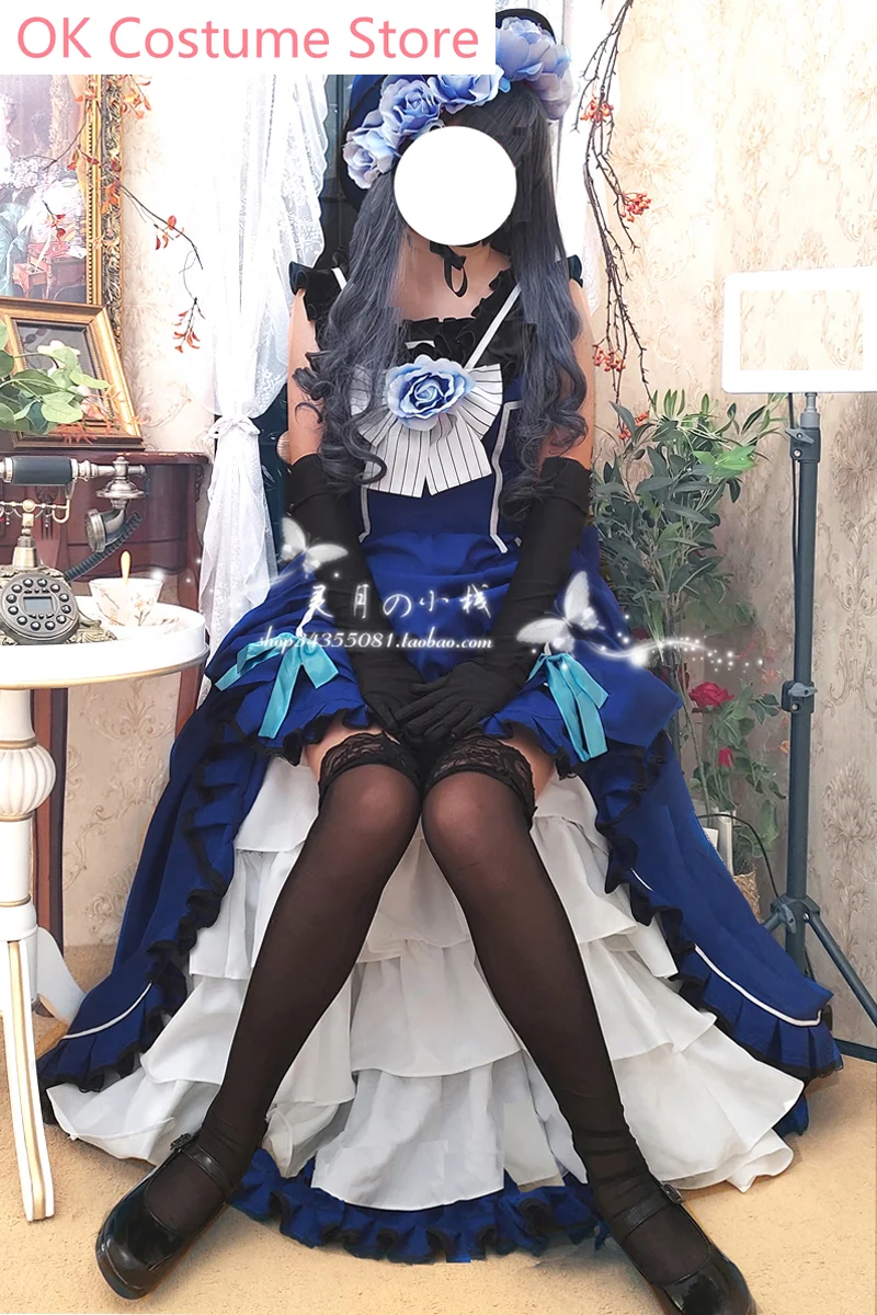 Black Butler Ciel Phantomhive Master Ladies Gown Cosplay Costume Cos Game Anime Party Uniform Hallowen Play Role Clothes Dress