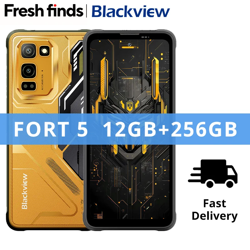 Teléfono Inteligente Resistente Blackview Fort 5, Pantalla de 6.78