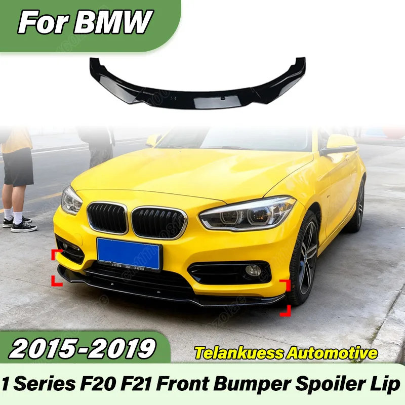 

For BMW 1 Series F20 F21 2011 2012 2014 2015 2016 2017 2018 2019 LCI M Sports Car Front Bumper 3-Piece Front Lip Body Kit