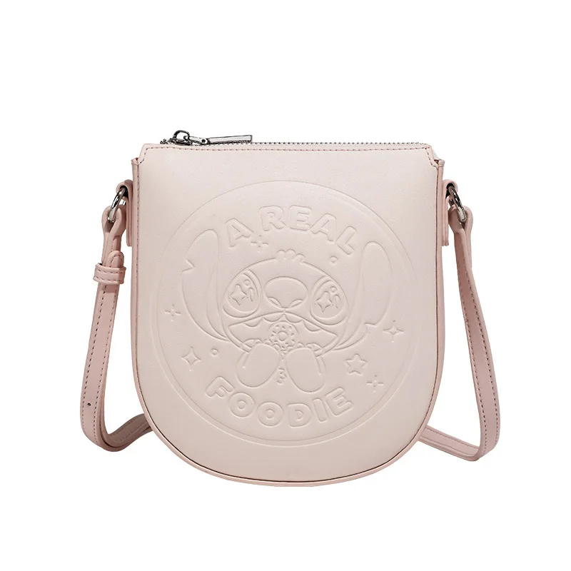 

Disney Stitch Embossed Jelly Color Mini Crossbody Bag Women Fashion Small Shoulder Handbag