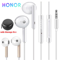 Original Honor AM115 Earphone Wired am116 Headset Mic 3.5mm For P9 P10 5X 6X Mate 8 9 Huawei Samsung Xiaomi Smartphone