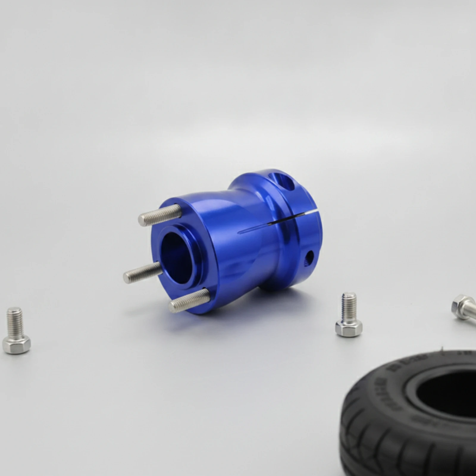 Rear Axle Hub Seat Precision-Machined Split Clamp Hub Seat Part Secure Hardware Sturdy for Go-Kart Builders