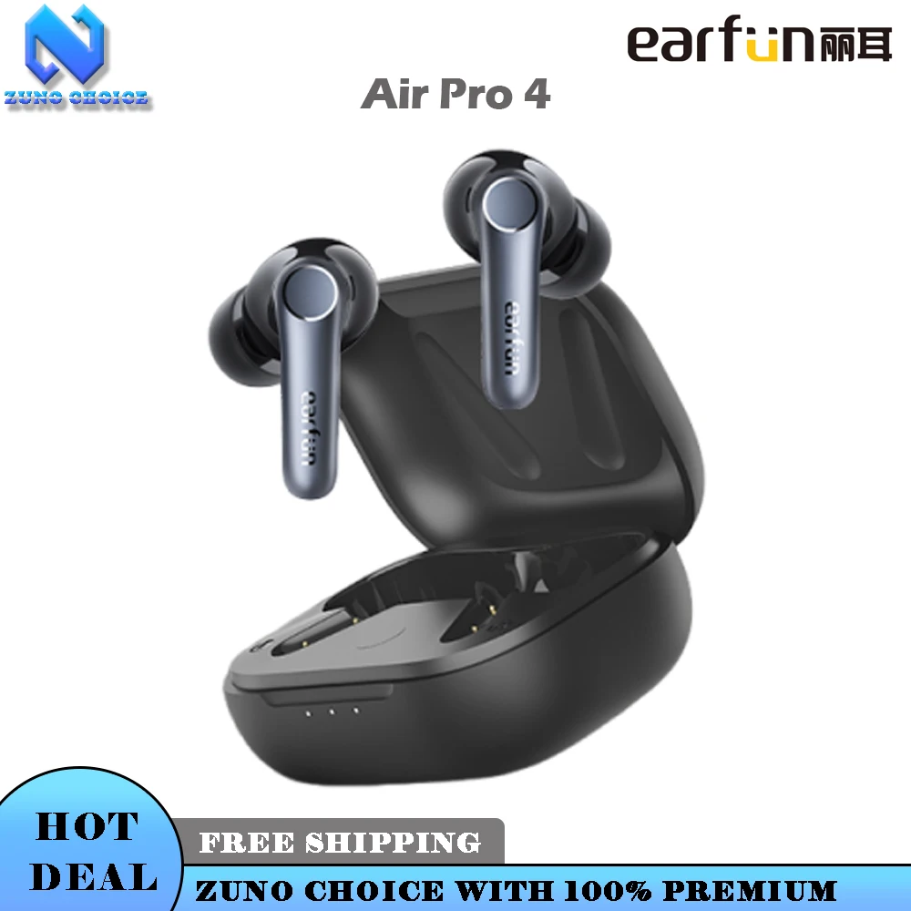 EarFun Air Pro 4 écouteur sans fil HI-FI Bluetooth5.4 écouteurs réduction Active du bruit IPX5 étanche e-sports PC Gamer écouteurs EarFun Air Pro 4 écouteur sans fil HI-FI Bluetooth5.4 écouteurs réduction Active du bruit IPX5 étanche e-sports PC Gamer écouteurs