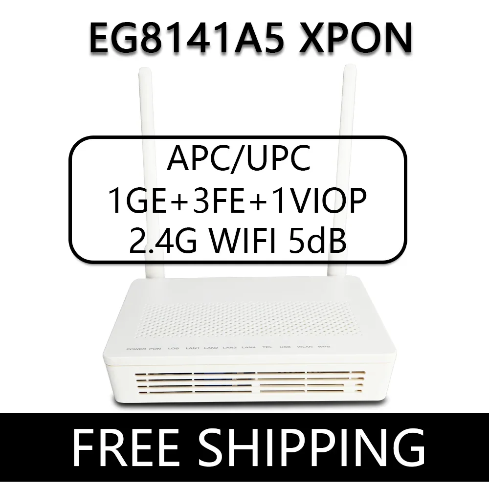 OPTFOCUS EG8141A5 XPON ONU NEW Original APC UPC ONT 1GE 3FE VIOP 5G WIFI FTTH Modem Router Huawe EPON GPON ONT