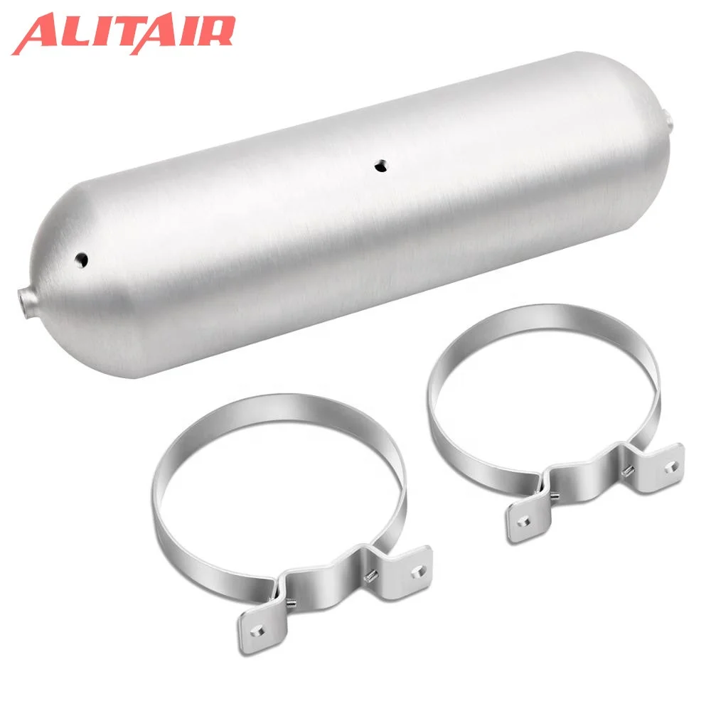 3 Gallon Seamless Aluminum Air Reservoir Tank for Air Ride Suspension System