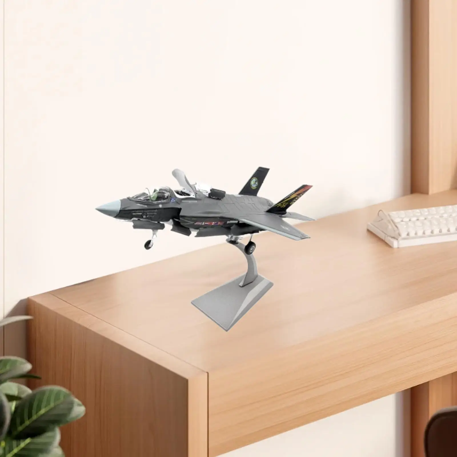 1/72 Scale F35 B Fighter Jet Model Alloy Airplane Model for Bar Bookshelf