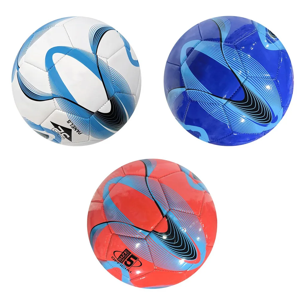 

Стандартный официальный размер 5, ПВХ-футбол, профессиональный высококачественный машинный швейный мяч на открытом воздухе, спортивные матчевые мячи, тренировочный футбол