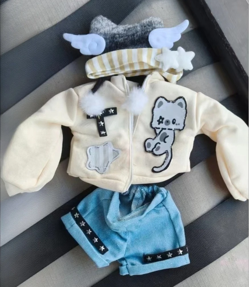 

Костюм для куклы 1/4 1/6 (45/30 см), одежда для BJD куклы: пальто, шапка, шарф, шорты, аксессуары для кукольного домика (кукла в комплект не входит)