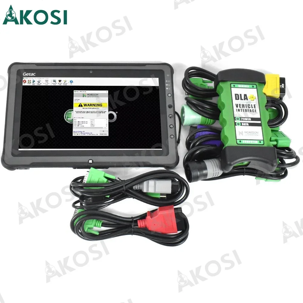 

NEW heavy duty truck scanner fleet diagnostic tool noregon jpro dla+2.0 vehicle interface diesel+Getac F110 Tablet