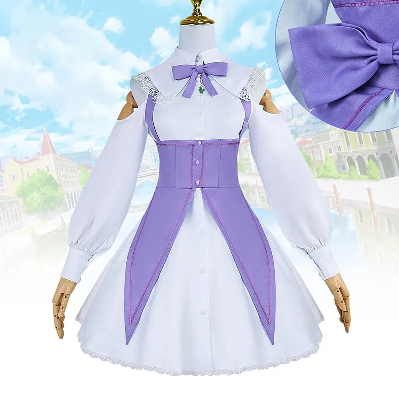 

Emilia Cosplay Costumes Anime Re Zero Kara Hajimeru Isekai Seikatsu Role Play Uniform Halloween Party Dressing For Women