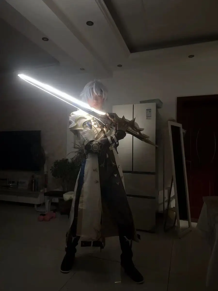 Espada Luminosa Phainon para Cosplay, Acessório de Jogo Honkai Star Rail, Adereço para Cosplay de Halloween e Exposição de Quadrinhos