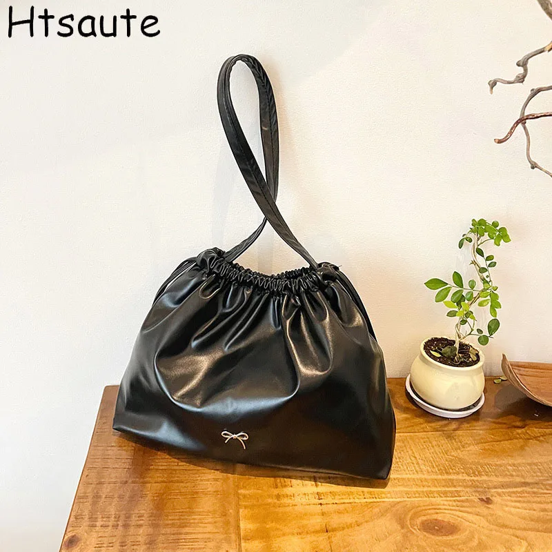 Trendy Hobos enkele schoudertas voor dames PU lederen crossbody tas eenvoudige effen kleur flap messenger bag mode handtassen etui