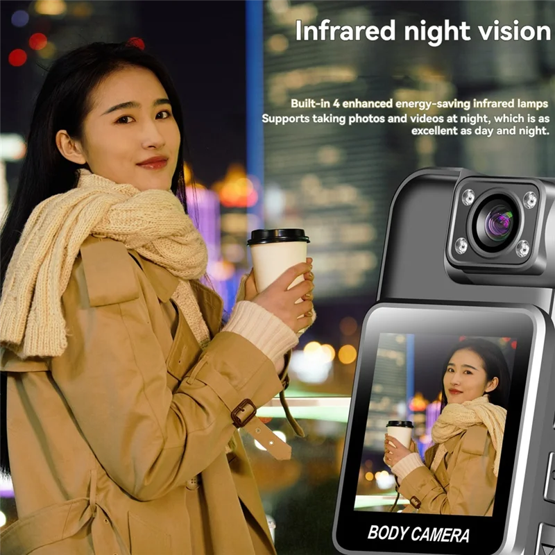 T82C Hot Sale-Wifi Mini Camera 4K HD Digital Video Recorder 180° Rotatable Lens Portable Action Camera Recorder