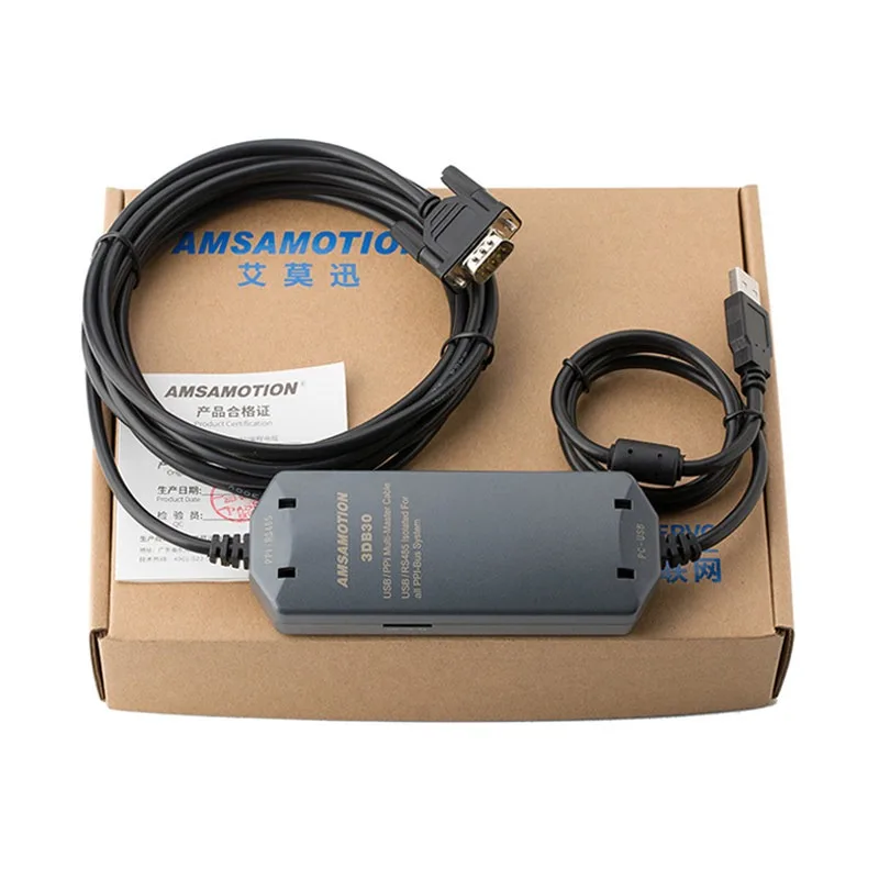 S7-200 PLC programming cable, USB-PPI download communication data cable 3DB30