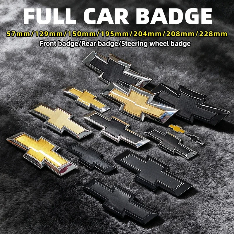 

Front grille logo Car logo tail door trunk car rear Emblem For Chevrolet Cruze Malibu Colorado Suburban Equinox EPICA CAPTIVA