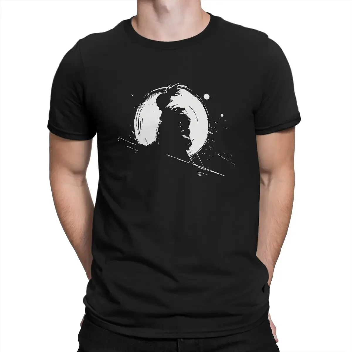 Camiseta de samurái para hombre, camisa de cuello redondo de Sekiro, Shadows Die Twice, 100% algodón, divertida, Idea de regalo de alta calidad