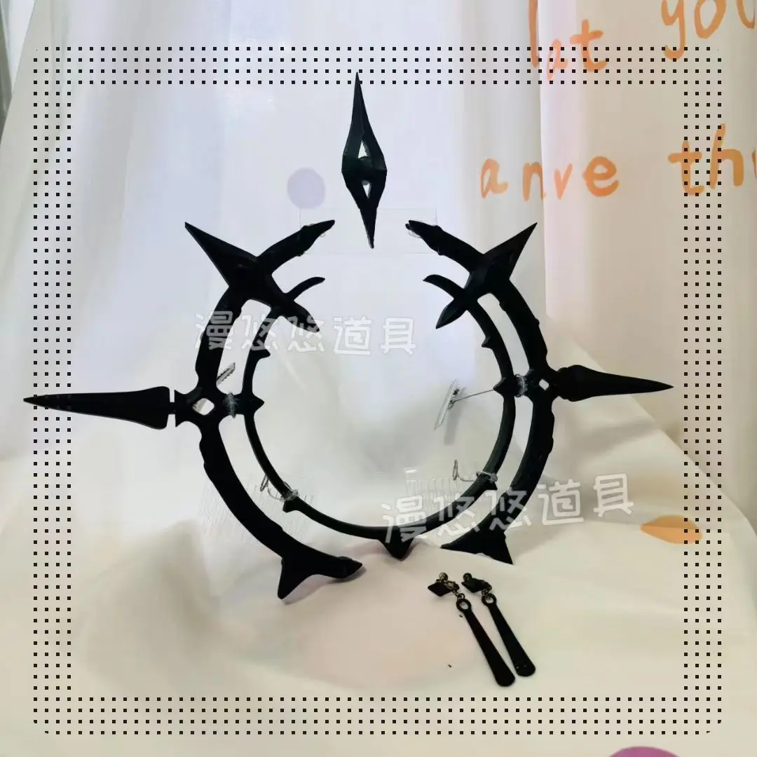 هونكاي ستار رايل الأحد تأثيري أغطية الرأس أقراط الملحقات لعبة زي الدعامة حفلة الهالوين ملحق هدية عيد الميلاد