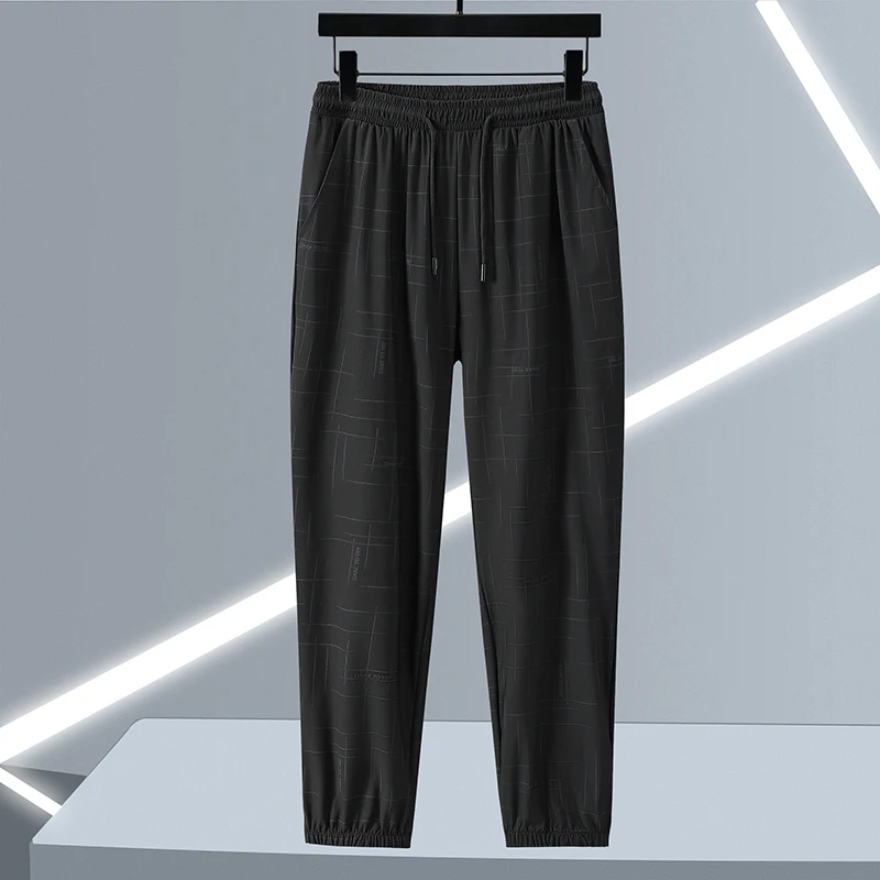 

Plus Size 5XL-11XL Oversize Baggy Pants For Men 2024 Spring Summer Fashion Streetwear Men Trousers Black Grey High Quality