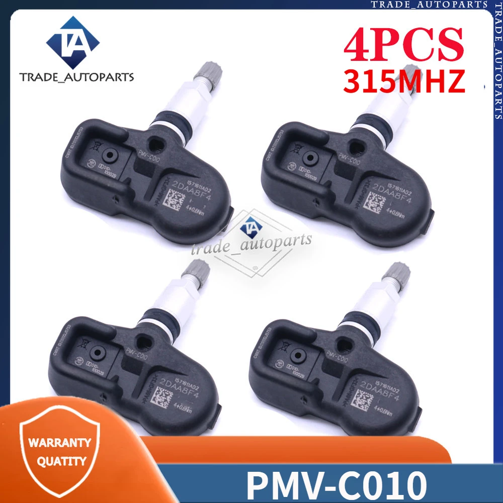 

PMV-C010 4260730060 TPMS 4PCS Tire Pressure Monitoring Sensor 315MHZ For Lexus GS IS NX LS Toyota Camry Corolla Prius Yaris RAV4