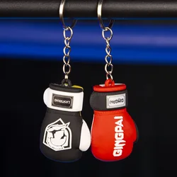 Mini Boxing Gloves Keys Holder Punch Sandbag Pendant Muay Thai Kicking MMA Glove Taekwondo Targets Key Ring Kid Gloves Ornaments