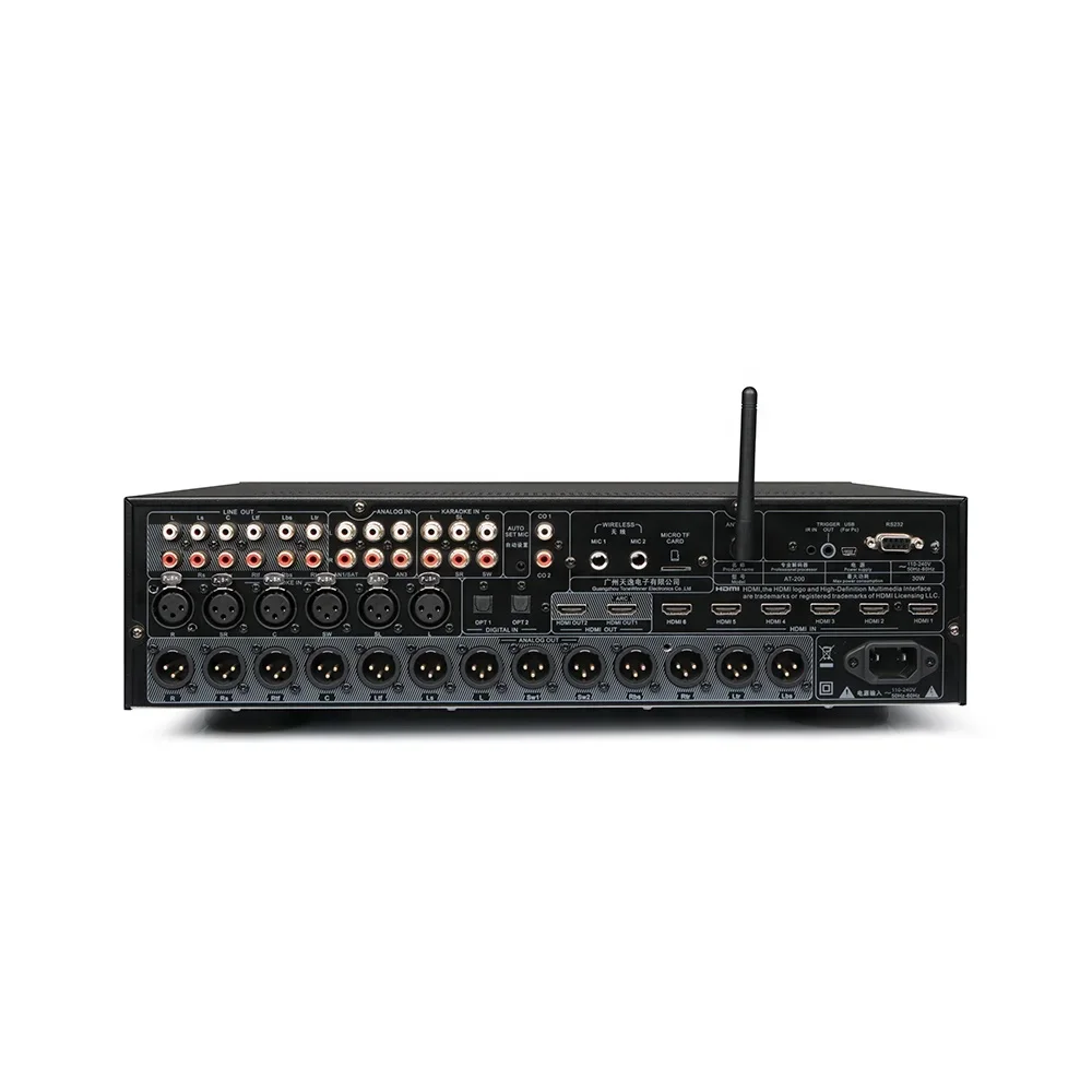 7.1.4 Home Audio Pre Amp Dolby Atmos AV Processor Decoder Karaoke Entertainment Project With Power Pre Amplifier