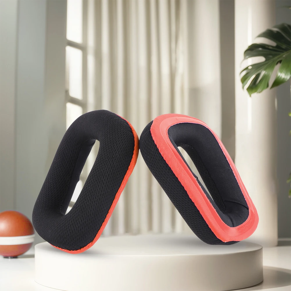 1 пара сменных амбушюр из пены с эффектом памяти, белковая кожа/сетчатая ткань, амбушюры для гарнитуры для Logitech G35 G930 G430 F450