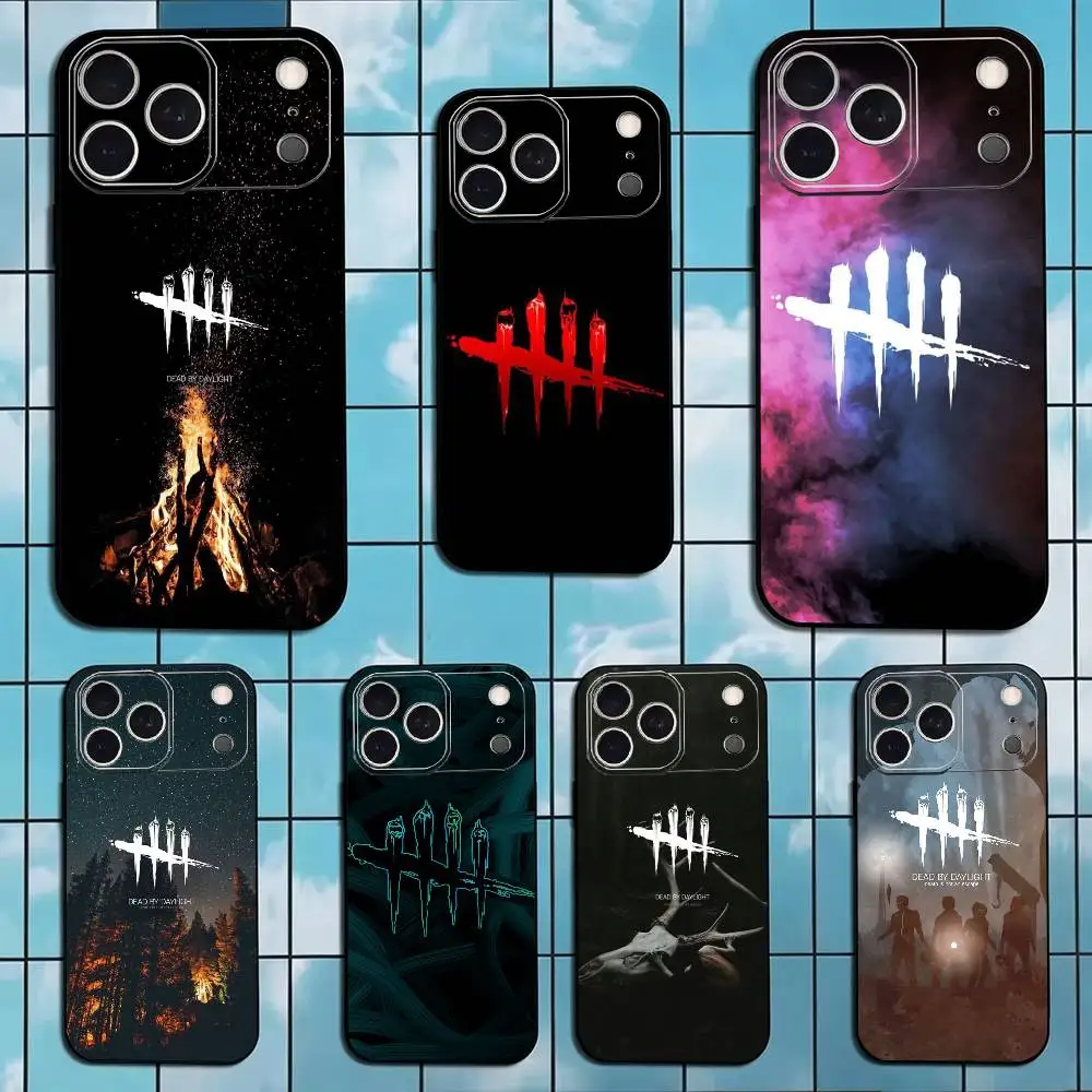 Чехол для телефона D-Dead by Daylight с логотипом Claw Marks для iPhone 16, 17, 14, 15, 13, 12, 11 Plus, Pro Max, мягкий черный чехол