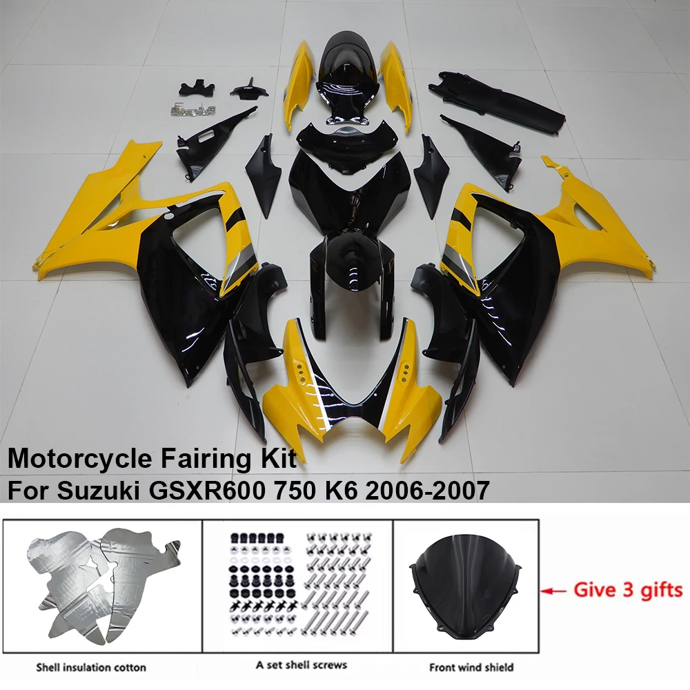 For SUZUKI GSXR 600 750 2006-2007 Fairing R/Z S60705 Motorcycle Set Body Kit decoration Plastic Guard Plate Accessories Shell