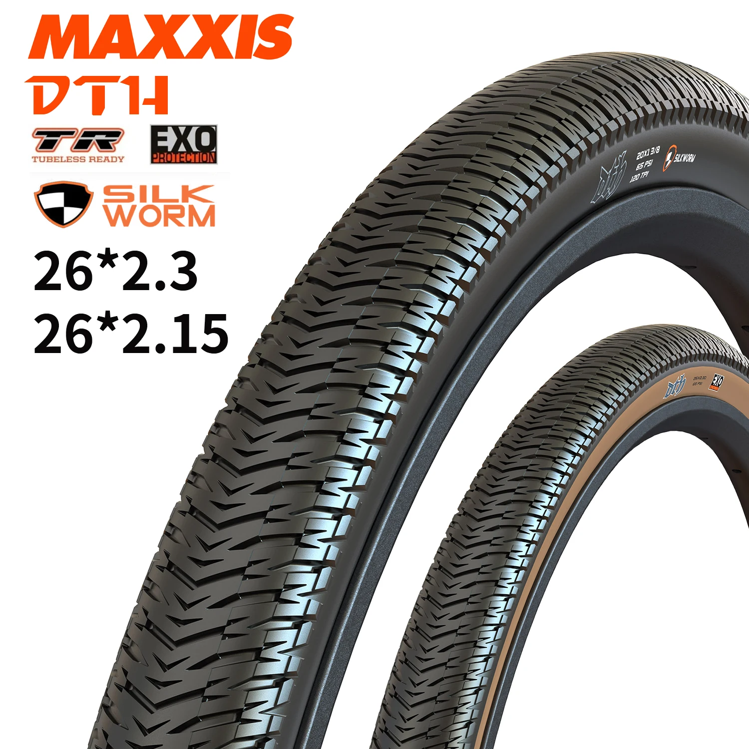 Шина Maxxis DTH 26*2,15, вакуумные, устойчивые к проколам шины MTB 26*2,15/26*2,30/EXO складные/грязевые рампа/BMX/стрий велосипед складные шины Шина Maxxis DTH 26*2,15, вакуумные, устойчивые к проколам шины MTB 26*2,15/26*2,30/EXO складные/грязевые рампа/BMX/стрий велосипед складные шины