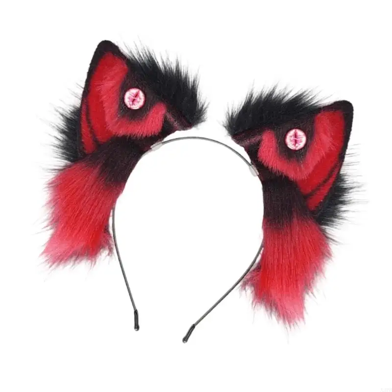 Jeu rôle loup oreille bandeau Anime oreille Cosplay cerceau pour fête d'Halloween