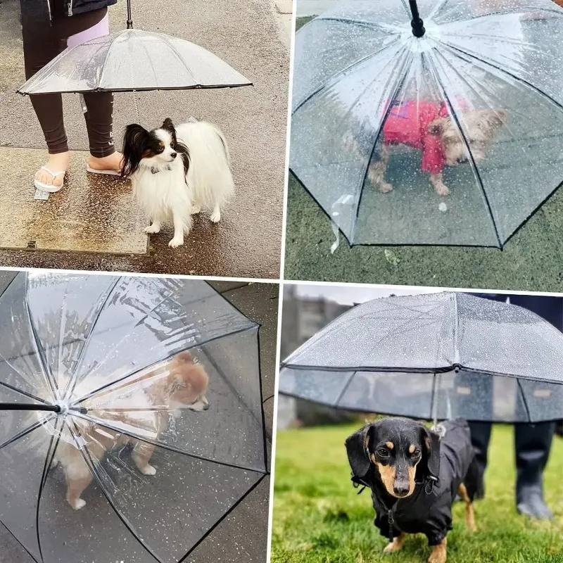 Pet Save Umbrellas Luxury Minimalism Large Size Umbrellas Lightweight Reinforced Parasol Transparent Umbrella Ultralight