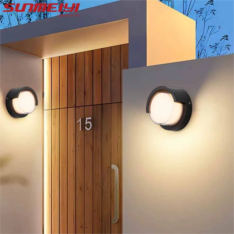 Outdoor Waterproof LED Wall Lamp Ceiling Simple Modern Courtyard Terrace Door Entrance Hallway Corridor Balcony Lamp