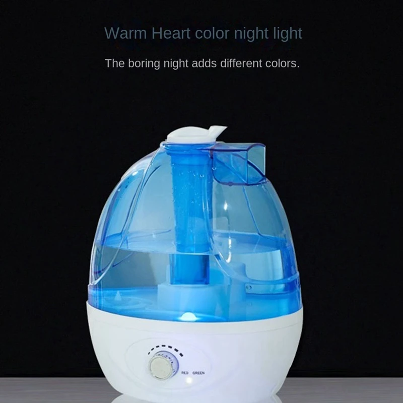 Humidificateur d'air à brume fraîche à ultrasons, 2,5 L, silencieux, pour chambre à coucher et grande pièce, réglable, rotation à-360 °