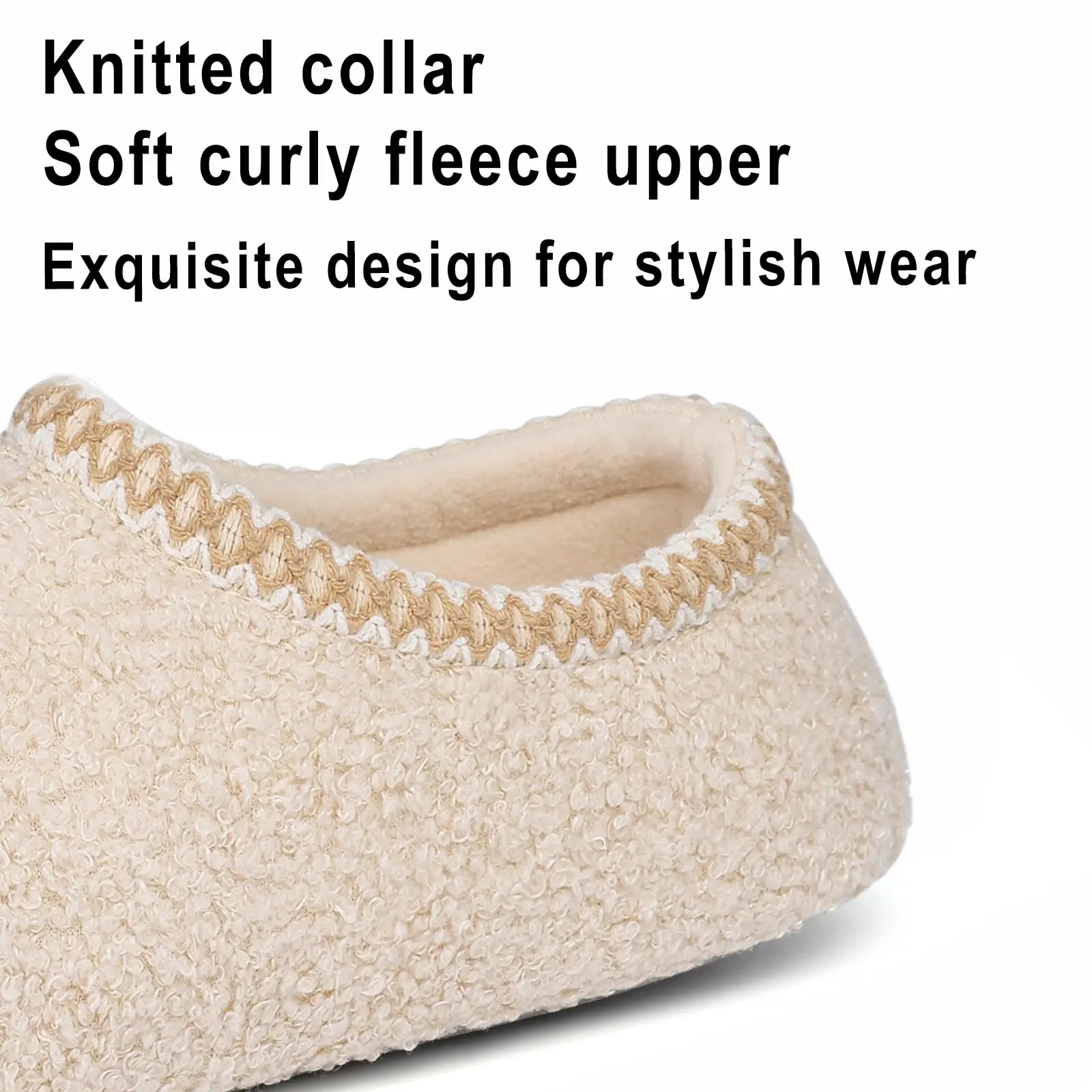 Gacimy الفراء شبشب منزل للنساء لينة رغوة الذاكرة الشرائح المسطحة شتاء دافئ تيدي الصوف سيدة غرفة نوم أحذية رقيق جورب النعال #3