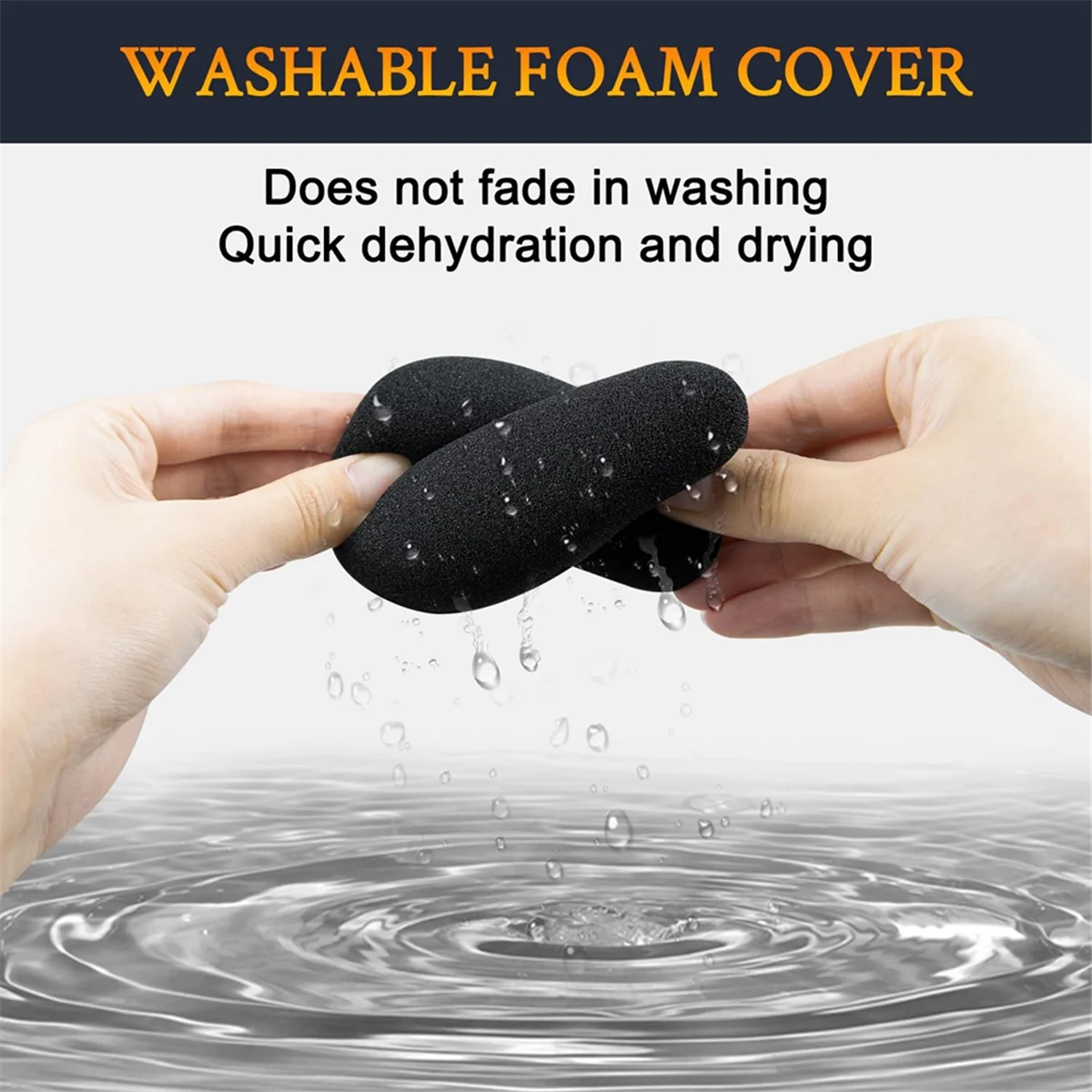 مرشح ميكروفونات جديد 3C-2Pcs للبث الديناميكي القلب PodMic، غطاء ميكروفون واقي رغوة الزجاج الأمامي