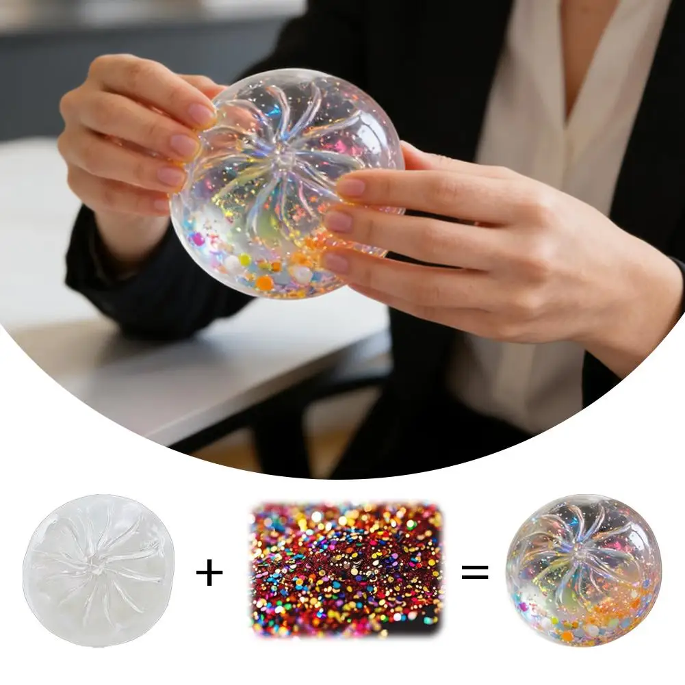 5/1Pcs DIY Steamed Bun Stress Relief Toy Sensory Fidgets Toy Simulated Food Slow-rebound Decompression Toy
