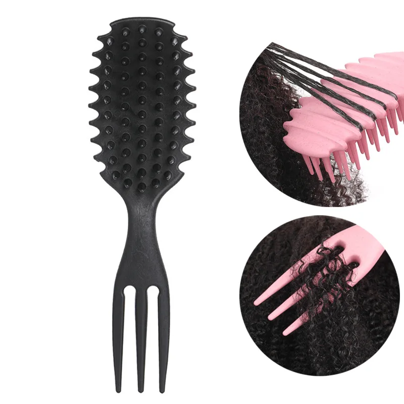 Double Side Massage Comb Pro Salon Anti-tangle Brushes Hairdressing Detangling Wide Teeth Anti Loss Combs Hairstyling Brush