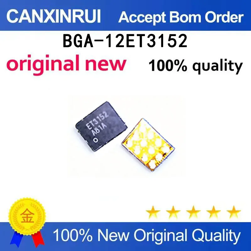 (5-100 PCS) Novo estoque BGA-12ET3152 para IC de carregamento I9195, I9190, N9100, N910F