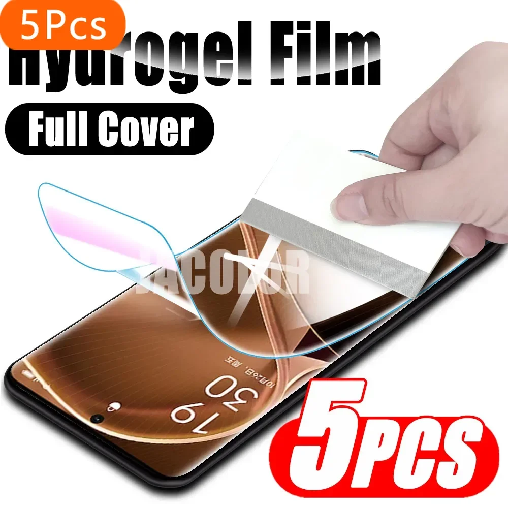 

5PCS Safety Film For Oppo Find X6 X5 X3 X2 Pro Screen Gel Protector Hydrogel Film For FindX6 X6Pro X5Pro X 6 Hidrogel Not Glass
