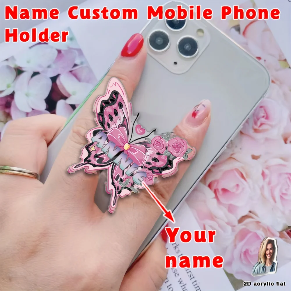 

1pc/3pcsCustomized phone stand, customize your own name or favorite text, personalized phone stand, a holiday gift for family an