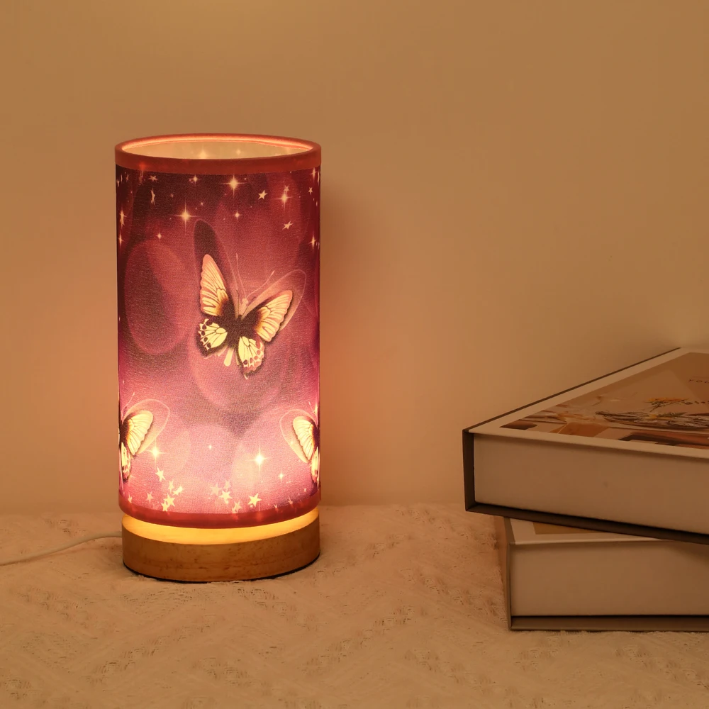 Small Table Lamp Bedside Warm LEDins Butterfly Creative Night Light