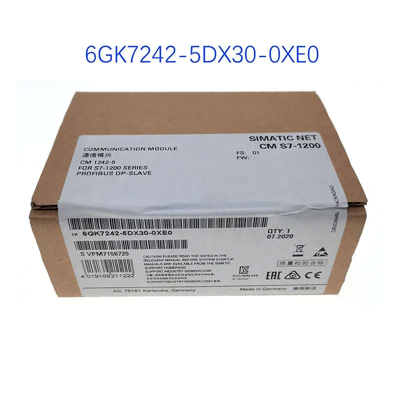 

New original 6GK7242-5DX30-0XE0 CM1242-5DP communication module S7-1200 6GK72425DX300XE0 spot