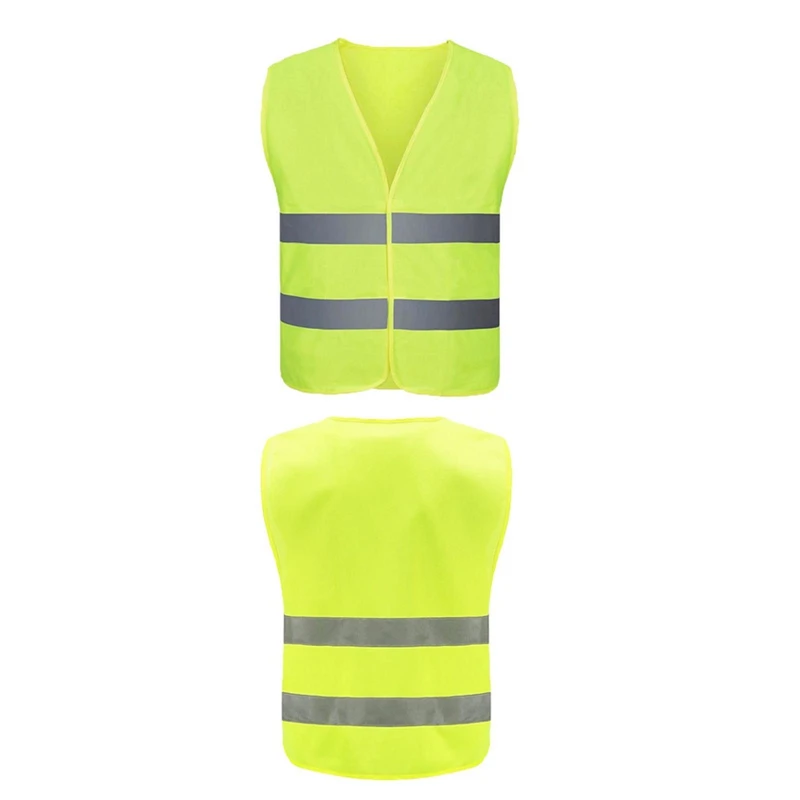 Gilet di sicurezza riflettente Colore brillante Traffico da lavoro Ciclismo Gilet sportivo per moto Giacche riflettenti traspiranti ad alta visibilità