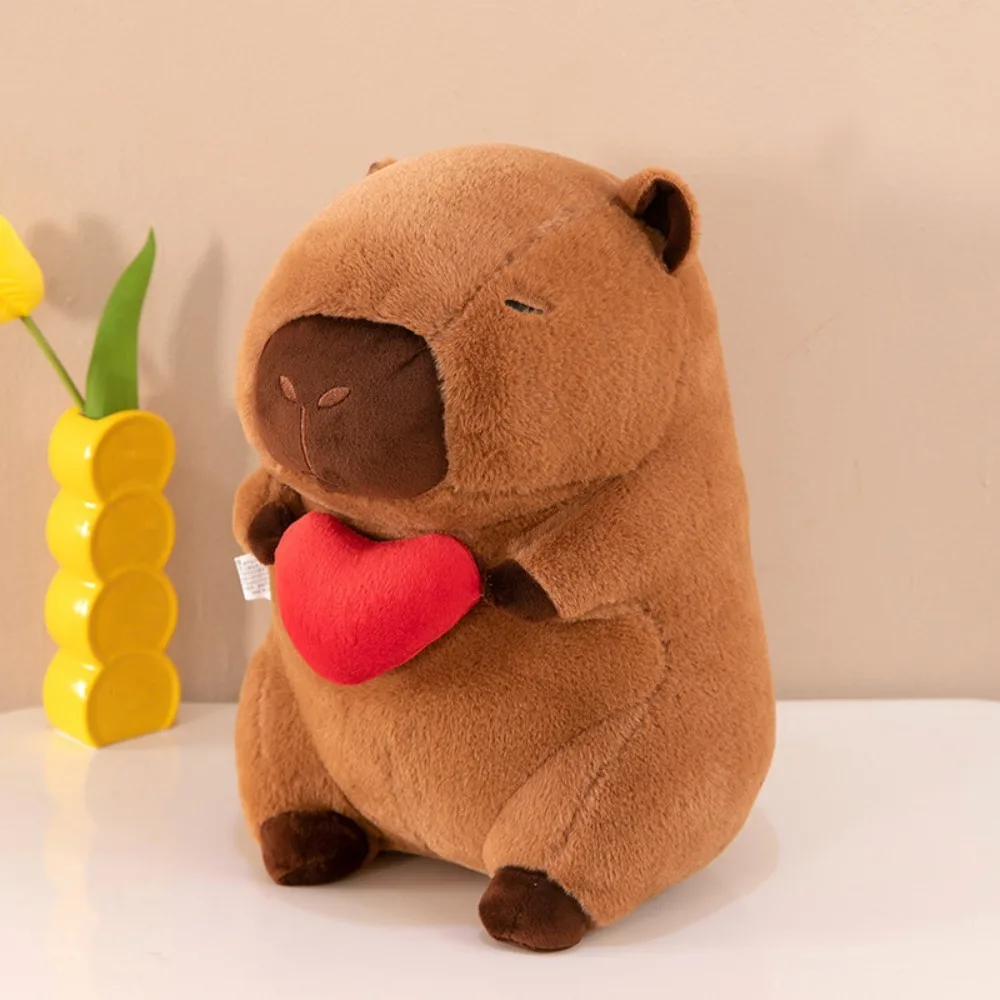

Soft Capybara Plush Toy Doll PP Cotton Turtle Simulation Capybara Toy Stuffed Toast Stuffed Capybara Doll Children Toys