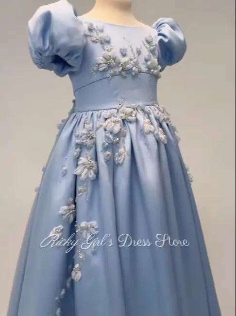 customized-blue-flower-girl-dress-for-wedding-vintage-puff-sleeves-3d-floral-first-communion-dress-2-14-kids-birthday-party-gown